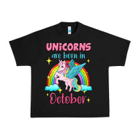 Black unicorns are born in october Urban Heavy Tee - Jasminsmagicworld