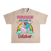 French Oak unicorns are born in october Urban Heavy Tee - Jasminsmagicworld
