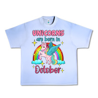 Grape Ice unicorns are born in october Urban Heavy Tee - Jasminsmagicworld
