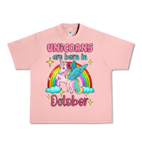 Salmon unicorns are born in october Urban Heavy Tee - Jasminsmagicworld