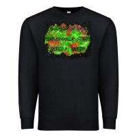 Black halloween leopard lines background Premium Sweatshirt - BundleAndBundleShop