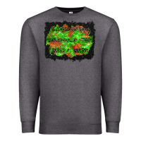 Charcoal Heather halloween leopard lines background Premium Sweatshirt - BundleAndBundleShop