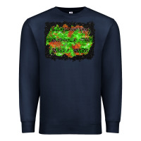 Navy halloween leopard lines background Premium Sweatshirt - BundleAndBundleShop