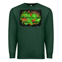Sports Green halloween leopard lines background Premium Sweatshirt - BundleAndBundleShop