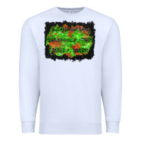 White halloween leopard lines background Premium Sweatshirt - BundleAndBundleShop