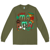 Army Green Dog Mama Long Sleeve Tee - texasbilliewilder