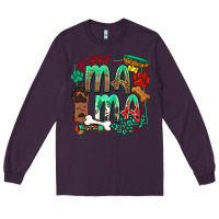 Plum Dog Mama Long Sleeve Tee - texasbilliewilder