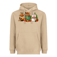 Mushroom Halloween thanksgiving christmas coffee cups Heavyweight Hoodie - FaDigitalArtStudio