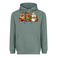 Sage Halloween thanksgiving christmas coffee cups Heavyweight Hoodie - FaDigitalArtStudio
