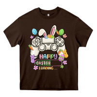 Chocolate Brown easter gamer Heavy Core Tee - MaliasSmallBusiness