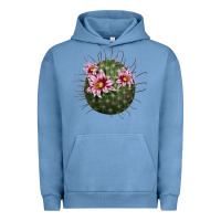 Pigment Pebble Blue arizona fishhook cactus Urban Hoodie - LillyAllenDesigns