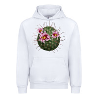 White arizona fishhook cactus Urban Hoodie - LillyAllenDesigns