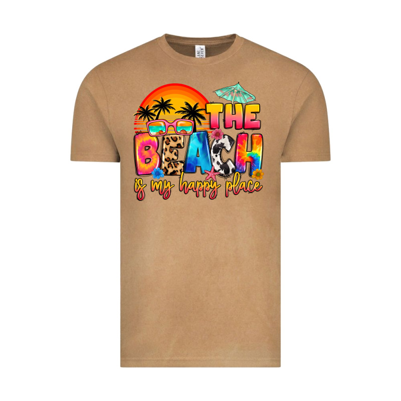 The Beach Is My Happy Place Vintage Tee by Artiststas | Teevron