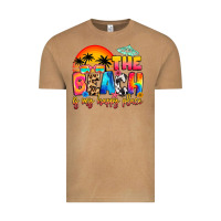 Vintage Camel the beach is my happy place Vintage Tee - Artiststas