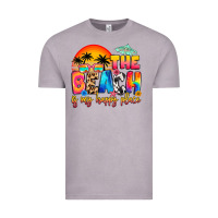 Vintage Zinc the beach is my happy place Vintage Tee - Artiststas