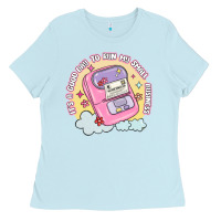 Baby Blue its a good day to run my small business Ladies Tee - MaliasSmallBusiness
