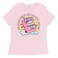Bubblegum Pink its a good day to run my small business Ladies Tee - MaliasSmallBusiness