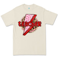 Bone teacher lightning bolt valentines day Premium Tee - MaliasSmallBusiness