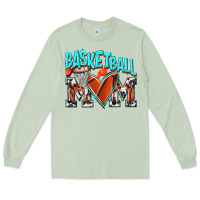 Matcha Basketball Mom Long Sleeve Tee - NancyCooperArtShop