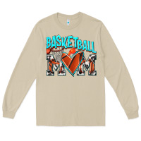 Mushroom Basketball Mom Long Sleeve Tee - NancyCooperArtShop