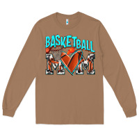 Toasted Coconut Basketball Mom Long Sleeve Tee - NancyCooperArtShop