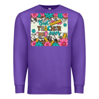 Purple best teacher ever tumbler Premium Sweatshirt - BundleAndBundleShop
