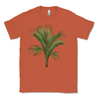 Copper Botanical Majesty Palm Illustrations Classic Tee - LillyAllenDesigns