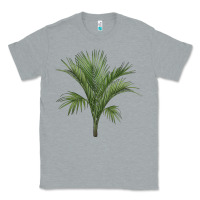 Heather Grey Botanical Majesty Palm Illustrations Classic Tee - LillyAllenDesigns