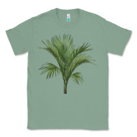 Sage Botanical Majesty Palm Illustrations Classic Tee - LillyAllenDesigns