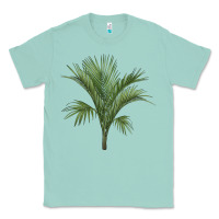 Seafoam Botanical Majesty Palm Illustrations Classic Tee - LillyAllenDesigns