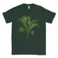 Sports Green Botanical Majesty Palm Illustrations Classic Tee - LillyAllenDesigns