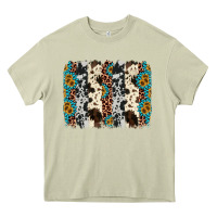 Mossy cowhide leopard gemstone brushstroke Heavy Core Tee - AdoDesignShop