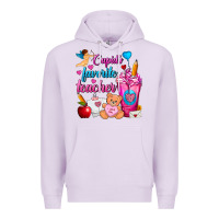 Lilac Cupid's Favorite Teacher Valentine's Day Frappe Premium Hoodie - FaDigitalArtStudio