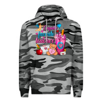 Slate Camo Cupid's Favorite Teacher Valentine's Day Frappe Premium Hoodie - FaDigitalArtStudio