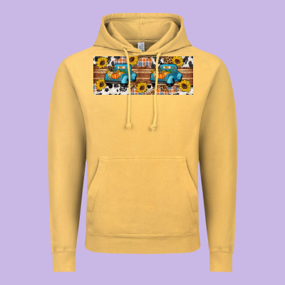 Fall Truck Vintage Hoodie Designed By Artiststas