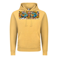 Vintage Mustard Fall truck Vintage Hoodie - Artiststas