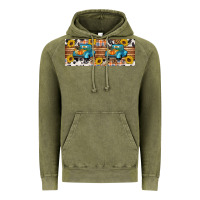 Vintage Olive Fall truck Vintage Hoodie - Artiststas