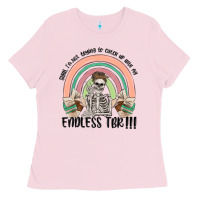 Bubblegum Pink endless tbr Ladies Tee - MaliasSmallBusiness