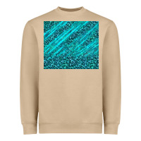 Mushroom blue glitter with leopard pattern Heavyweight Sweatshirt - TumblerDesignByShophia