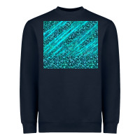 Navy blue glitter with leopard pattern Heavyweight Sweatshirt - TumblerDesignByShophia