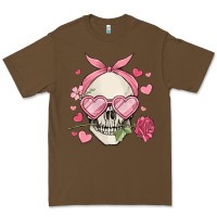 Cacao valentine's day skull Premium Tee - MaliasSmallBusiness