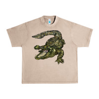 French Oak alligator Urban Heavy Tee - BarkalooDesign
