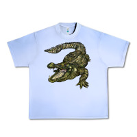 Grape Ice alligator Urban Heavy Tee - BarkalooDesign