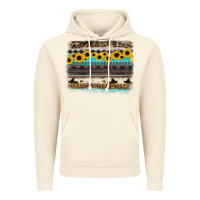 Vintage Artic sunflower aztec serape cowhide background Vintage Hoodie - RanaPortraitStore