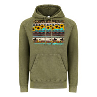 Vintage Olive sunflower aztec serape cowhide background Vintage Hoodie - RanaPortraitStore