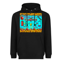 Black Battery Life Of A Teacher Tumbler Heavyweight Hoodie - BundleAndBundleShop