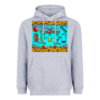 Heather Grey Battery Life Of A Teacher Tumbler Heavyweight Hoodie - BundleAndBundleShop