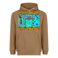 Toasted Coconut Battery Life Of A Teacher Tumbler Heavyweight Hoodie - BundleAndBundleShop