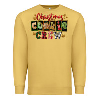 Antique Gold Christmas cookie crew Premium Sweatshirt - FaDigitalArtStudio