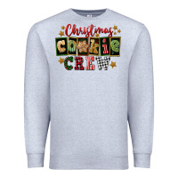 Heather Grey Christmas cookie crew Premium Sweatshirt - FaDigitalArtStudio
